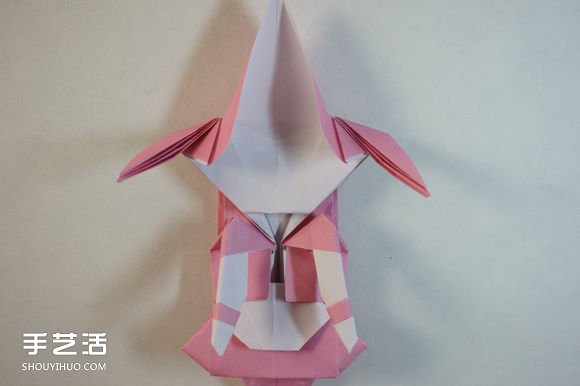折紙女孩的步驟圖解 復(fù)雜女生的折法教程 -  itrip.net.cn