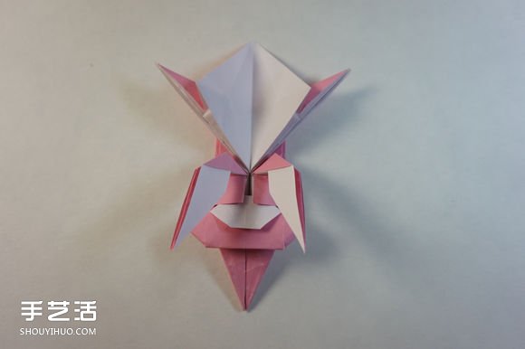 折紙女孩的步驟圖解 復(fù)雜女生的折法教程 -  itrip.net.cn