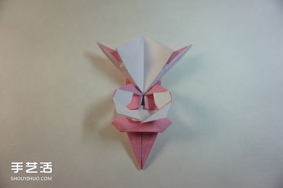 折紙女孩的步驟圖解 復(fù)雜女生的折法教程 -  itrip.net.cn
