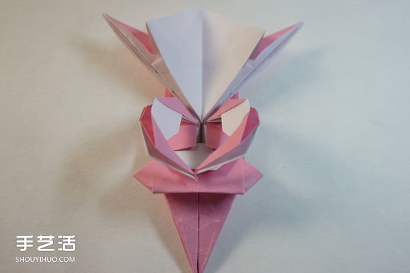 折紙女孩的步驟圖解 復(fù)雜女生的折法教程 -  itrip.net.cn