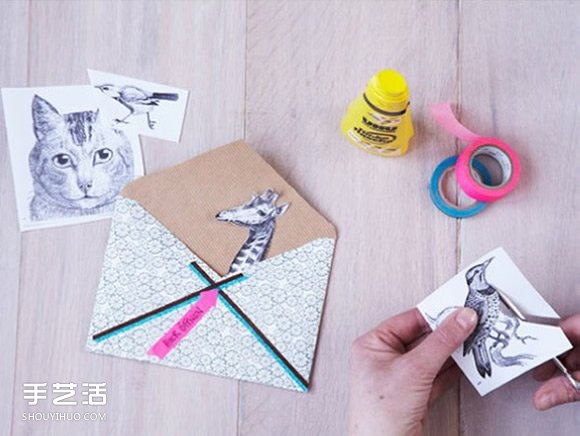 可愛動物信封小制作 為最好的朋友送去一份驚喜 -  itrip.net.cn