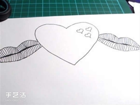 自制立體情人節(jié)賀卡圖解 七夕情人節(jié)賀卡DIY -  itrip.net.cn
