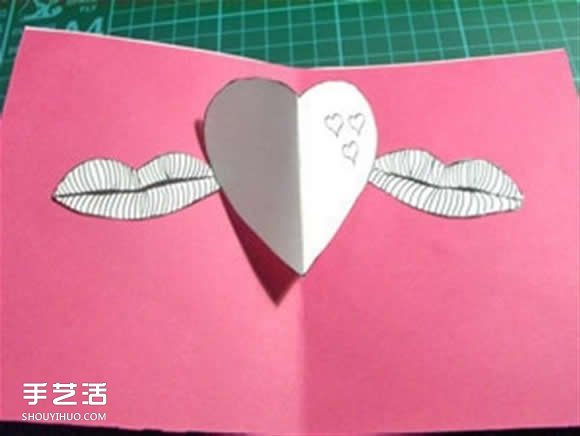 自制立體情人節(jié)賀卡圖解 七夕情人節(jié)賀卡DIY -  itrip.net.cn