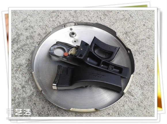 高壓鍋鍋蓋廢物利用DIY制作花盆盆景的方法 -  itrip.net.cn