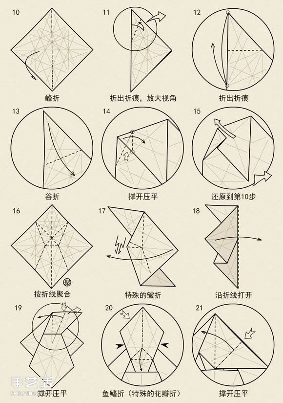 站立兔子的折疊方法圖解 手工折兔子的步驟圖 -  itrip.net.cn