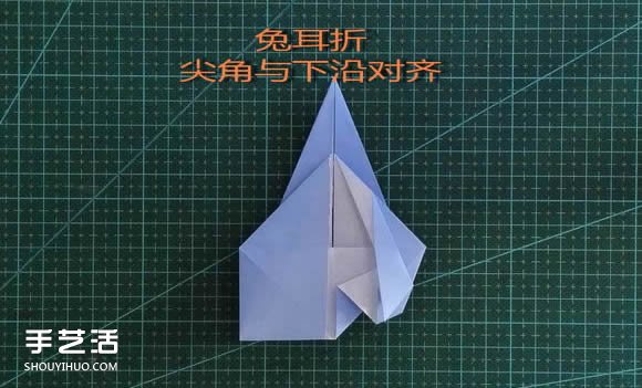 手工折紙女生頭像圖解 短發(fā)女孩的折法步驟圖 -  itrip.net.cn