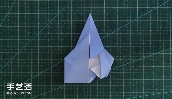手工折紙女生頭像圖解 短發(fā)女孩的折法步驟圖 -  itrip.net.cn