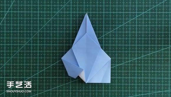 手工折紙女生頭像圖解 短發(fā)女孩的折法步驟圖 -  itrip.net.cn