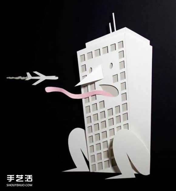 怪誕的剪紙藝術(shù)作品 創(chuàng)意手工剪紙圖片欣賞 -  itrip.net.cn