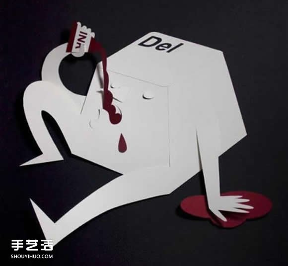 怪誕的剪紙藝術(shù)作品 創(chuàng)意手工剪紙圖片欣賞 -  itrip.net.cn