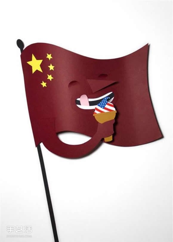 怪誕的剪紙藝術(shù)作品 創(chuàng)意手工剪紙圖片欣賞 -  itrip.net.cn