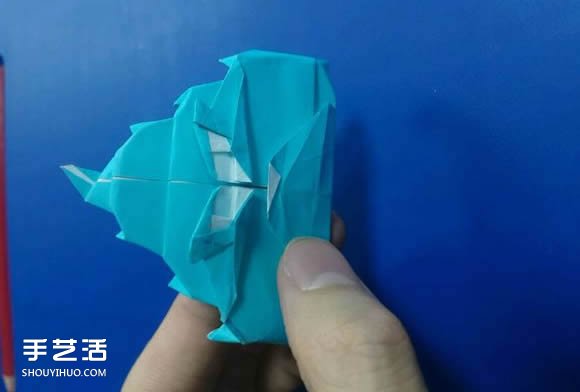 卡通大便折紙圖解教程 手工屎的折法步驟圖 -  itrip.net.cn