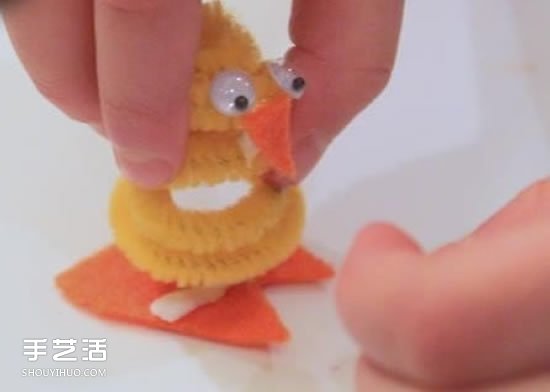 扭扭棒小雞制作圖片 幼兒園小雞手工制作教程 -  itrip.net.cn