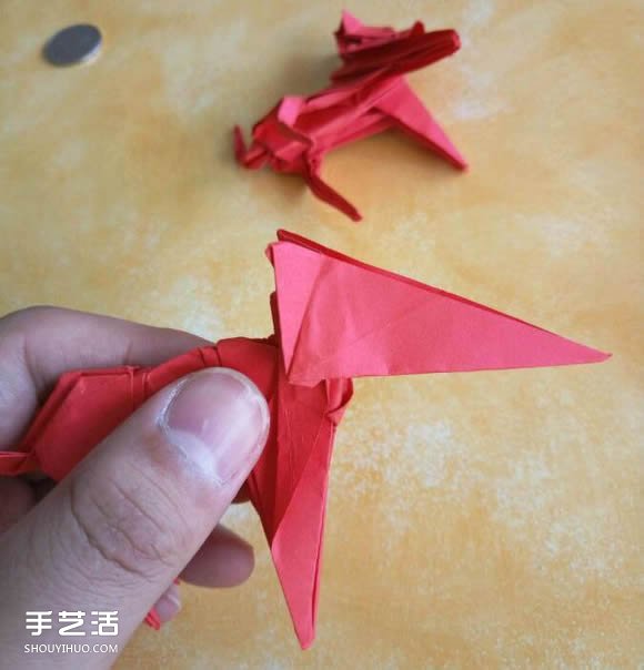 超復雜狗狗的折紙方法圖解 附帶整形步驟 -  itrip.net.cn