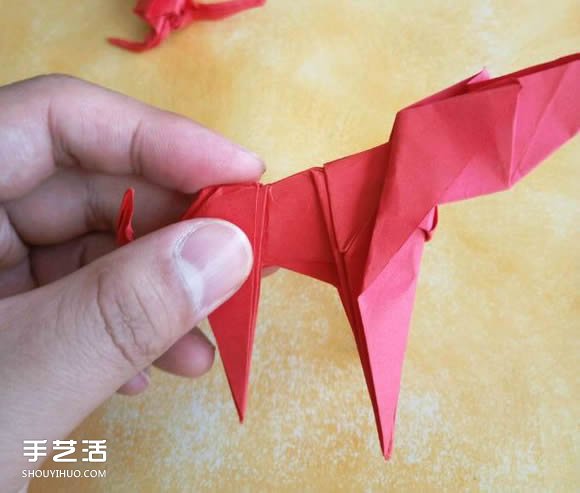 超復雜狗狗的折紙方法圖解 附帶整形步驟 -  itrip.net.cn