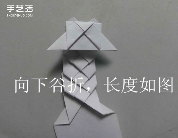 紙武士刀的折法圖解 折紙日本刀的方法步驟 -  itrip.net.cn