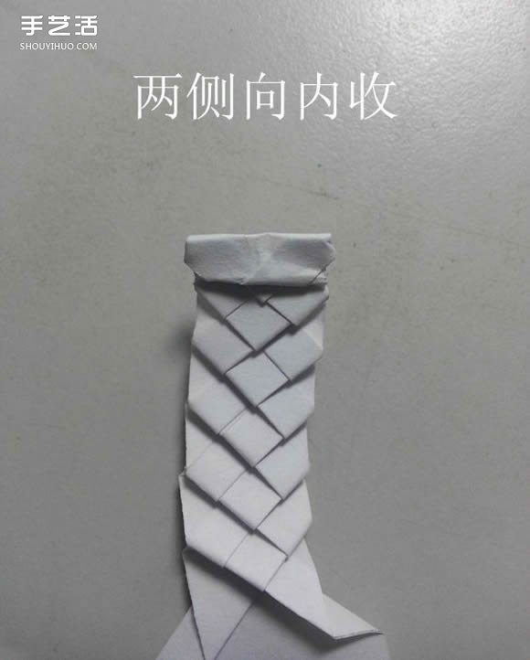 紙武士刀的折法圖解 折紙日本刀的方法步驟 -  itrip.net.cn