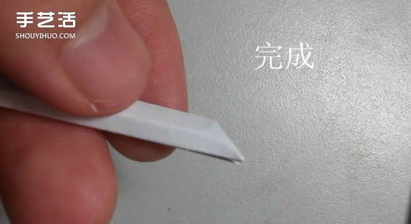 紙武士刀的折法圖解 折紙日本刀的方法步驟 -  itrip.net.cn