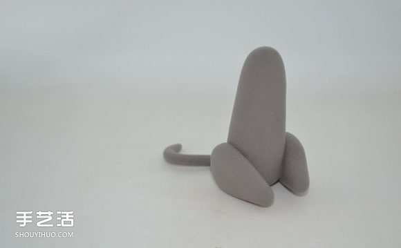 超輕粘土灰貓咪DIY 手工制作粘土貓咪圖解 -  itrip.net.cn
