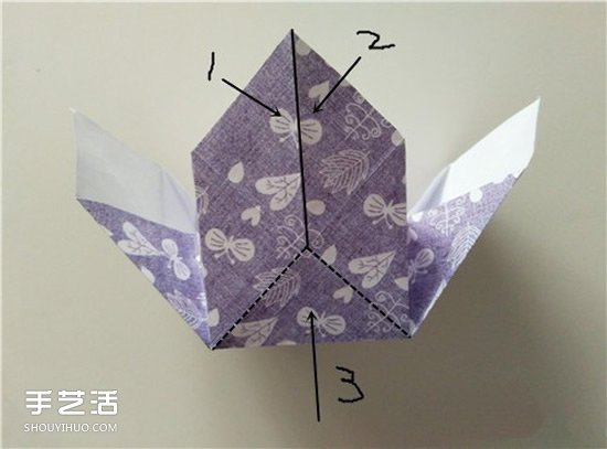 撲克牌黑桃和梅花花色的折紙方法圖解 -  itrip.net.cn