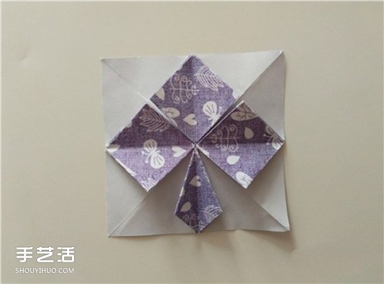 撲克牌黑桃和梅花花色的折紙方法圖解 -  itrip.net.cn