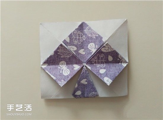 撲克牌黑桃和梅花花色的折紙方法圖解 -  itrip.net.cn