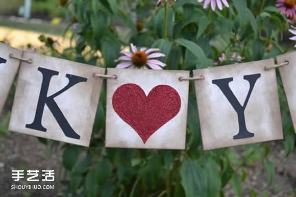 派對掛旗手工制作方法 DIY節(jié)日旗幟掛飾圖片 -  itrip.net.cn