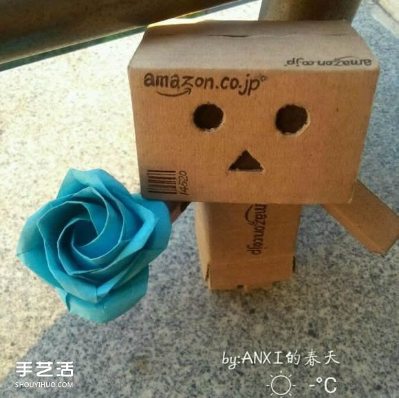 新川崎玫瑰折法圖解 手工折紙新川崎玫瑰步驟 -  itrip.net.cn