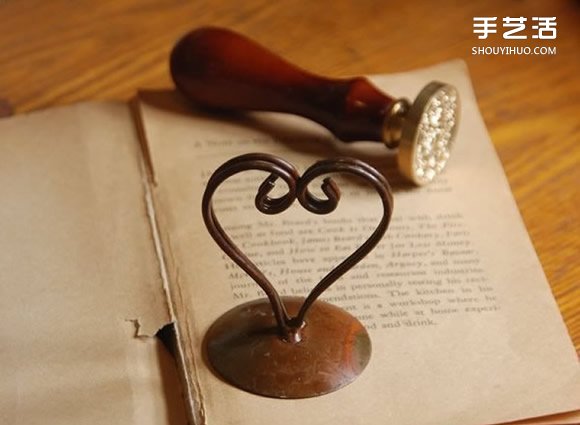 手工DIY便簽夾座圖片 金屬絲便簽夾座制作 -  itrip.net.cn