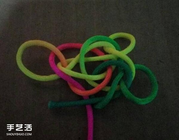 簡單冰花結(jié)的編織方法 手工編冰花結(jié)的步驟圖解 -  itrip.net.cn