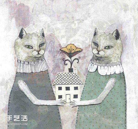 治愈的拼貼畫作品 還被制作成首飾及裝飾品 -  itrip.net.cn