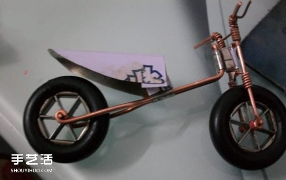 易拉罐制作摩托車步驟 摩托車模型制作技法 -  itrip.net.cn