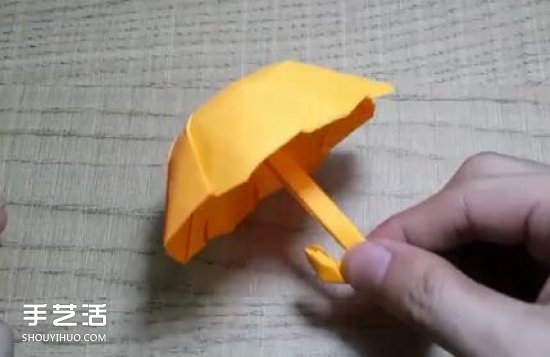 油紙傘折紙圖解教程 折油紙傘的方法步驟 -  itrip.net.cn