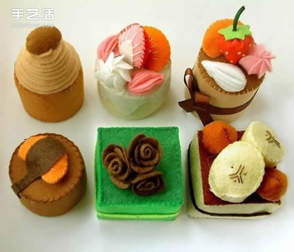 不織布美食模型圖片 手工布藝水果食物作品 -  itrip.net.cn