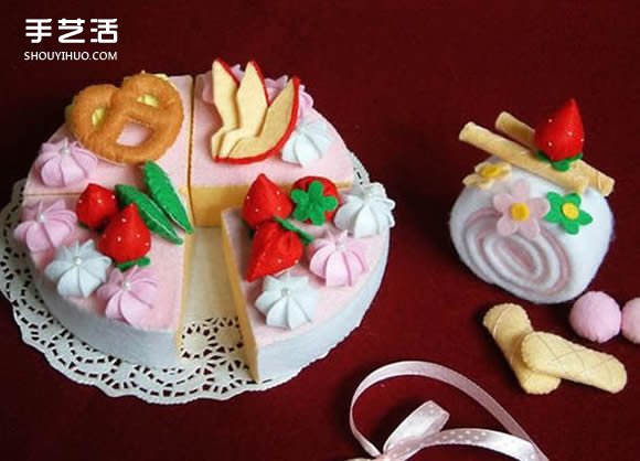 不織布美食模型圖片 手工布藝水果食物作品 -  itrip.net.cn