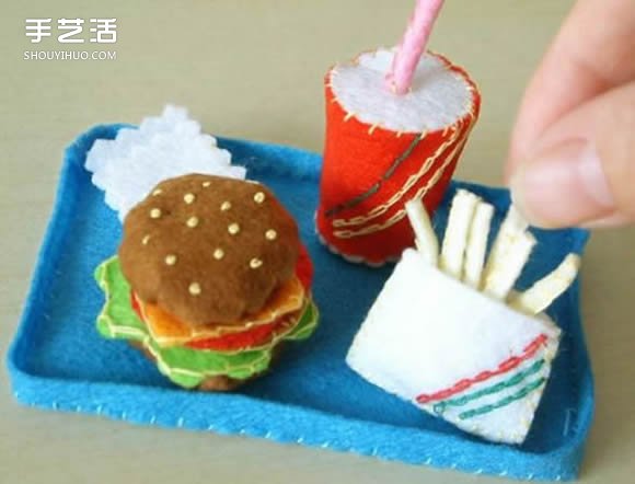 不織布美食模型圖片 手工布藝水果食物作品 -  itrip.net.cn