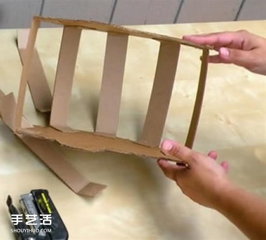 幼兒露營(yíng)車手工制作 簡(jiǎn)單瓦楞紙露營(yíng)車的做法 -  itrip.net.cn
