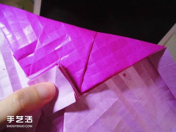 蝶戀花愛心折紙圖解 創(chuàng)意愛心的折法步驟圖 -  itrip.net.cn