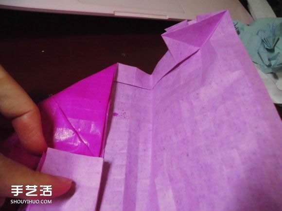 蝶戀花愛心折紙圖解 創(chuàng)意愛心的折法步驟圖 -  itrip.net.cn