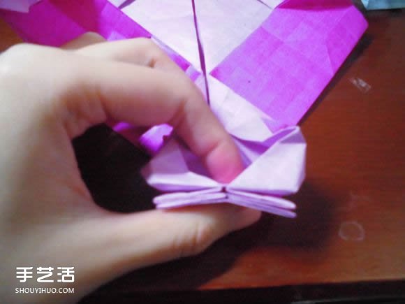 蝶戀花愛心折紙圖解 創(chuàng)意愛心的折法步驟圖 -  itrip.net.cn