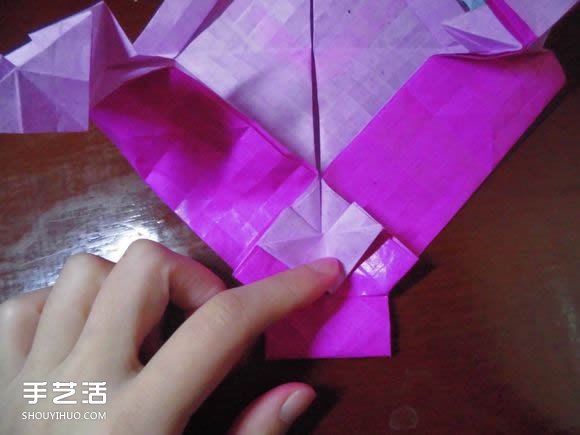 蝶戀花愛心折紙圖解 創(chuàng)意愛心的折法步驟圖 -  itrip.net.cn