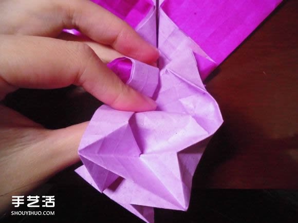蝶戀花愛心折紙圖解 創(chuàng)意愛心的折法步驟圖 -  itrip.net.cn