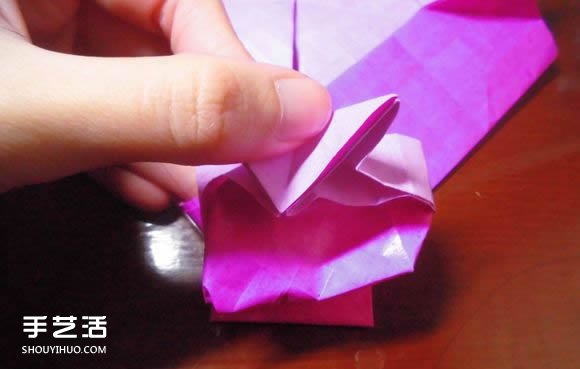蝶戀花愛心折紙圖解 創(chuàng)意愛心的折法步驟圖 -  itrip.net.cn