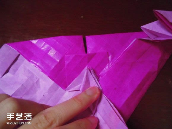 蝶戀花愛心折紙圖解 創(chuàng)意愛心的折法步驟圖 -  itrip.net.cn