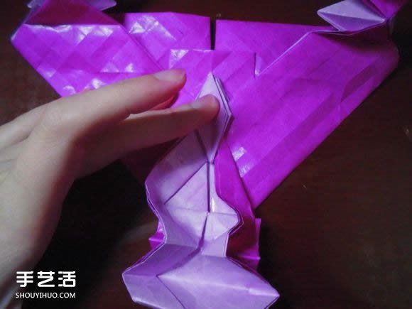 蝶戀花愛心折紙圖解 創(chuàng)意愛心的折法步驟圖 -  itrip.net.cn
