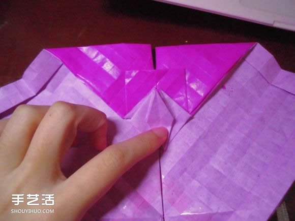 蝶戀花愛心折紙圖解 創(chuàng)意愛心的折法步驟圖 -  itrip.net.cn