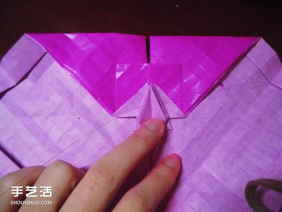 蝶戀花愛心折紙圖解 創(chuàng)意愛心的折法步驟圖 -  itrip.net.cn