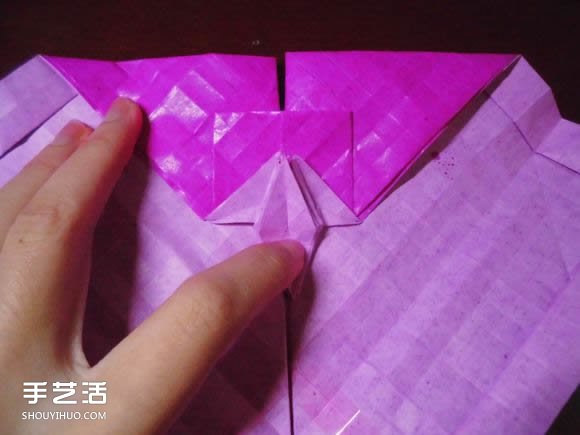 蝶戀花愛心折紙圖解 創(chuàng)意愛心的折法步驟圖 -  itrip.net.cn