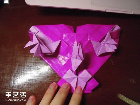 蝶戀花愛心折紙圖解 創(chuàng)意愛心的折法步驟圖 -  itrip.net.cn