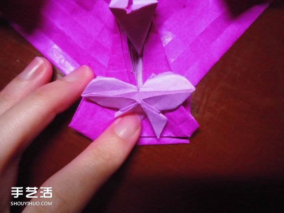 蝶戀花愛心折紙圖解 創(chuàng)意愛心的折法步驟圖 -  itrip.net.cn